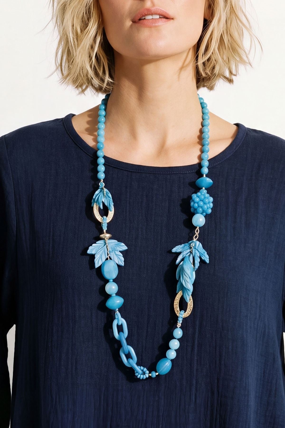 Beaded Statement Necklace view 3