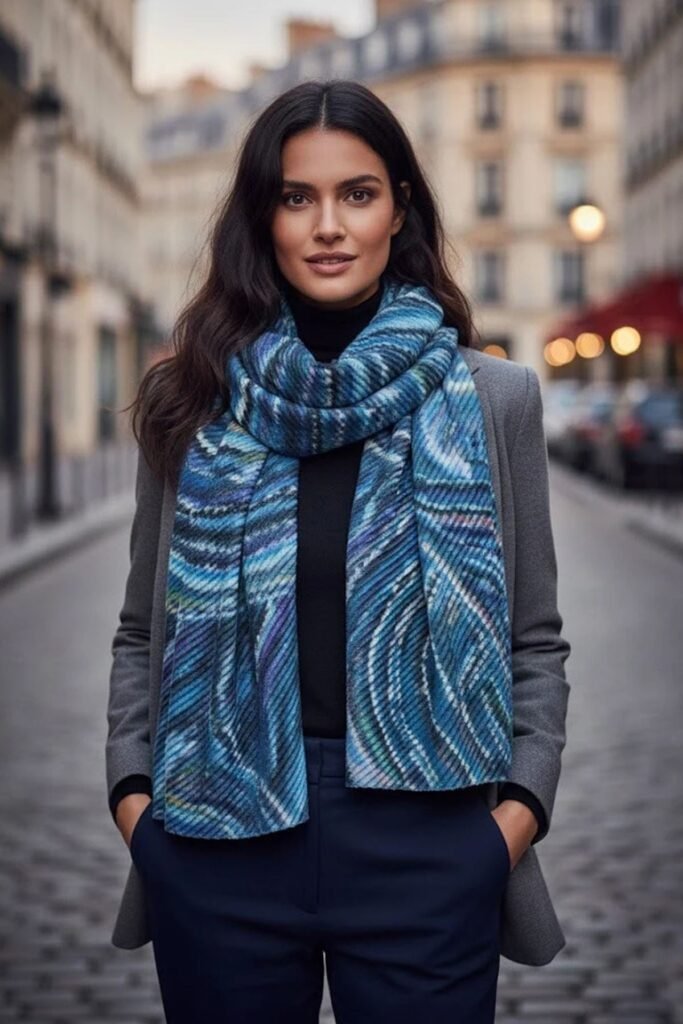 Abstract Print Scarves