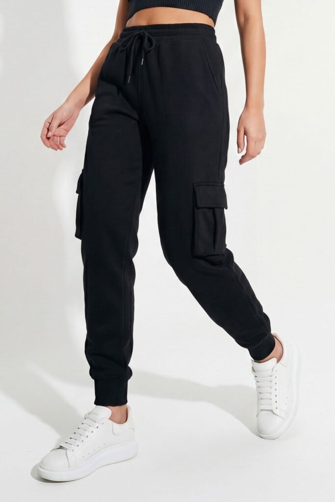 Ladies Fleece Cargo Style Trouser