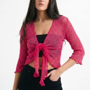 Viscose Light Weight Cropped Shrug