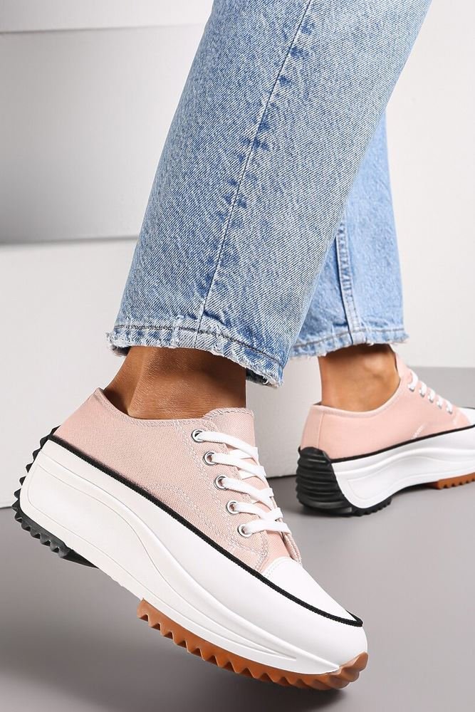 Plain Chunky Converse Hike Trainers view 2