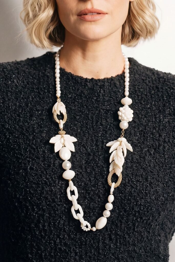 Beaded Statement Necklace