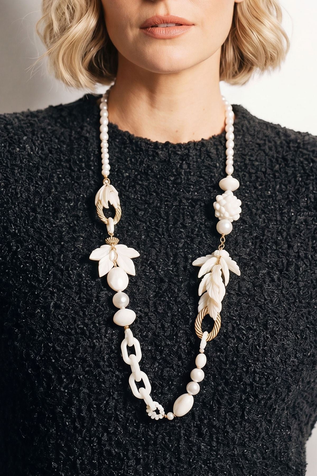 Beaded Statement Necklace