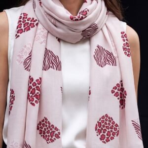 Heart Print Scarves