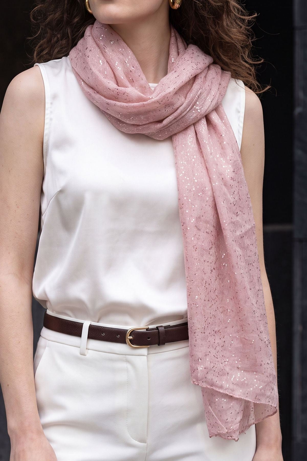 Abstract Print Scarves view 3