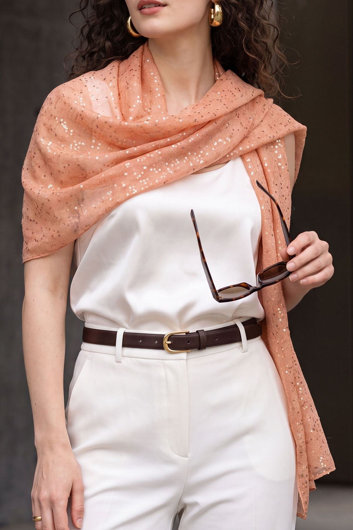 Abstract Print Scarves view 4