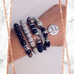 Love Wings Multi Beaded Bracelet